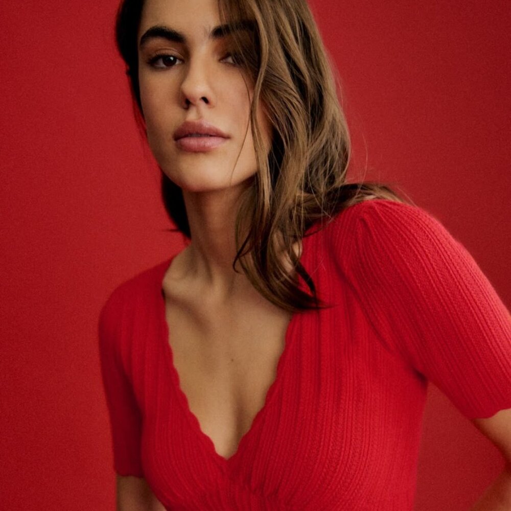 Sezane Cloe Jumper (top) - Red - Size XL - NWOT